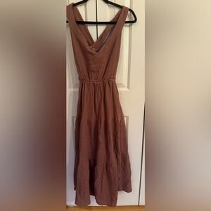 Dex tan Sleeveless Dress